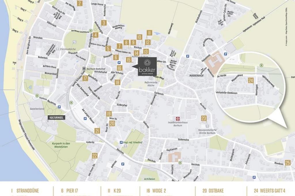 Logierhaus K15 Appartement 11 Plus 보르쿰 외부 사진